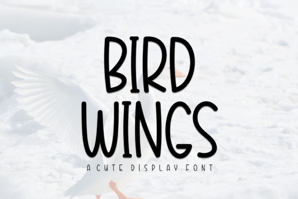 Bird Wings Font: Casual Marker Style for Business Branding