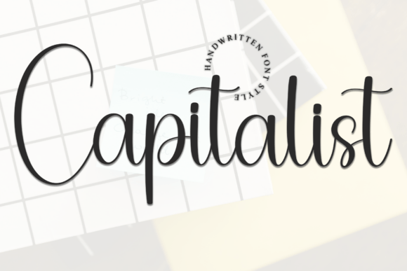Capitalist Typeface: A Script Font for Marketing Impact