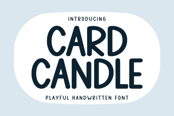 Card Candle Font Brings Warmth to Handmade Labels