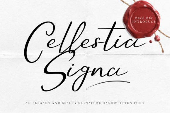 Cellestia Signa: A Handwritten Font That Elevates Brand Work