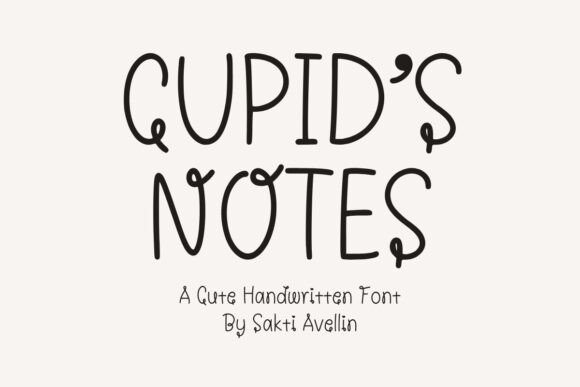Cupid's Notes Font: Bringing Handwritten Warmth to Your Brand