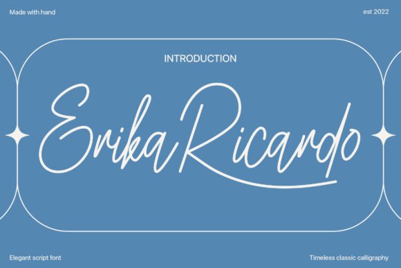 Erika Ricardo: A Script Font Built for Campaign Clarity