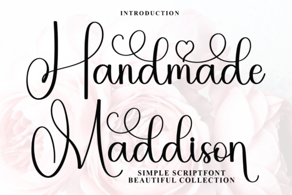 Handmade Maddison: A Warm Script Font for Editorial Charm