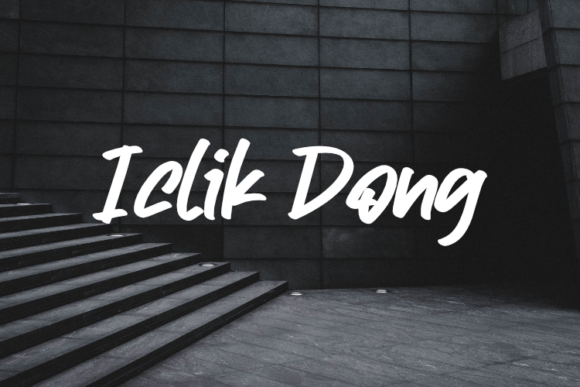 Iclik Dong: A Sweet Handwritten Font for Makers
