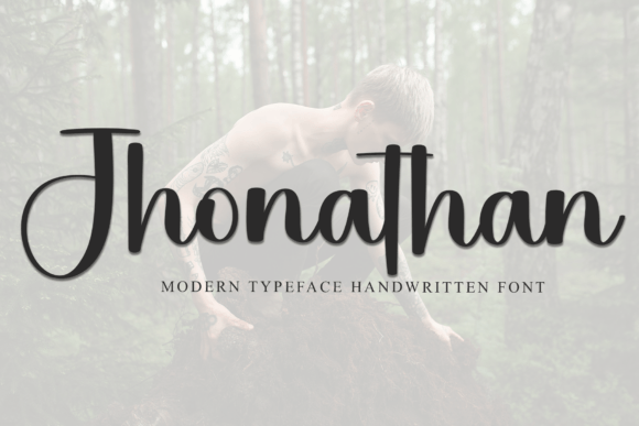 Jhonathan: The Script Font That Makes Handmade Products Shine