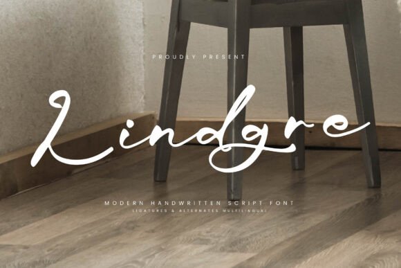 Lindgre: A Handwritten Script Font for Editorial Design