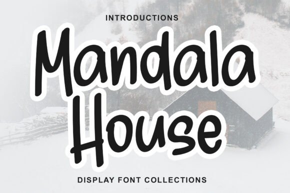 Mandala House: A Festive Typeface for Web Design