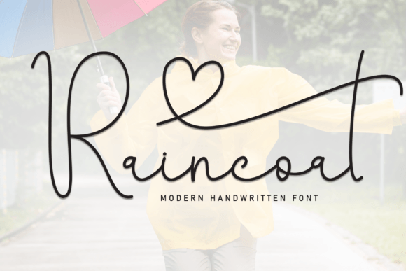 Raincoat Script Font: The Handmade Seller’s Go-To Typeface
