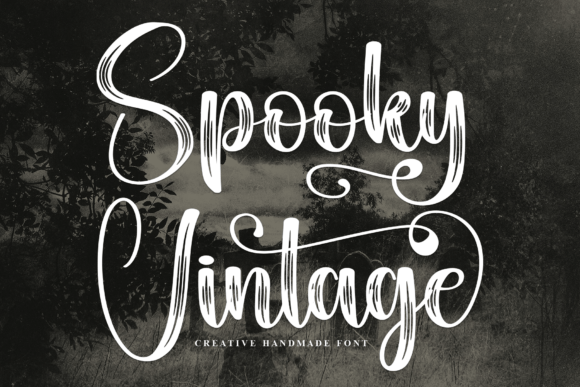 Spooky Vintage: A Playful Hand-Drawn Font for Editorial Charm