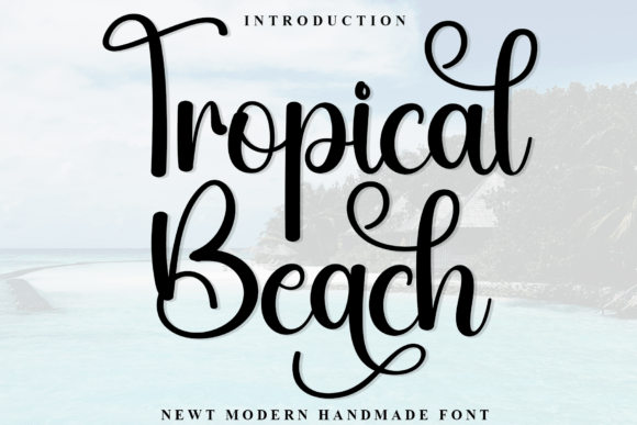 Tropical Beach Script: A Typeface for Web Designers